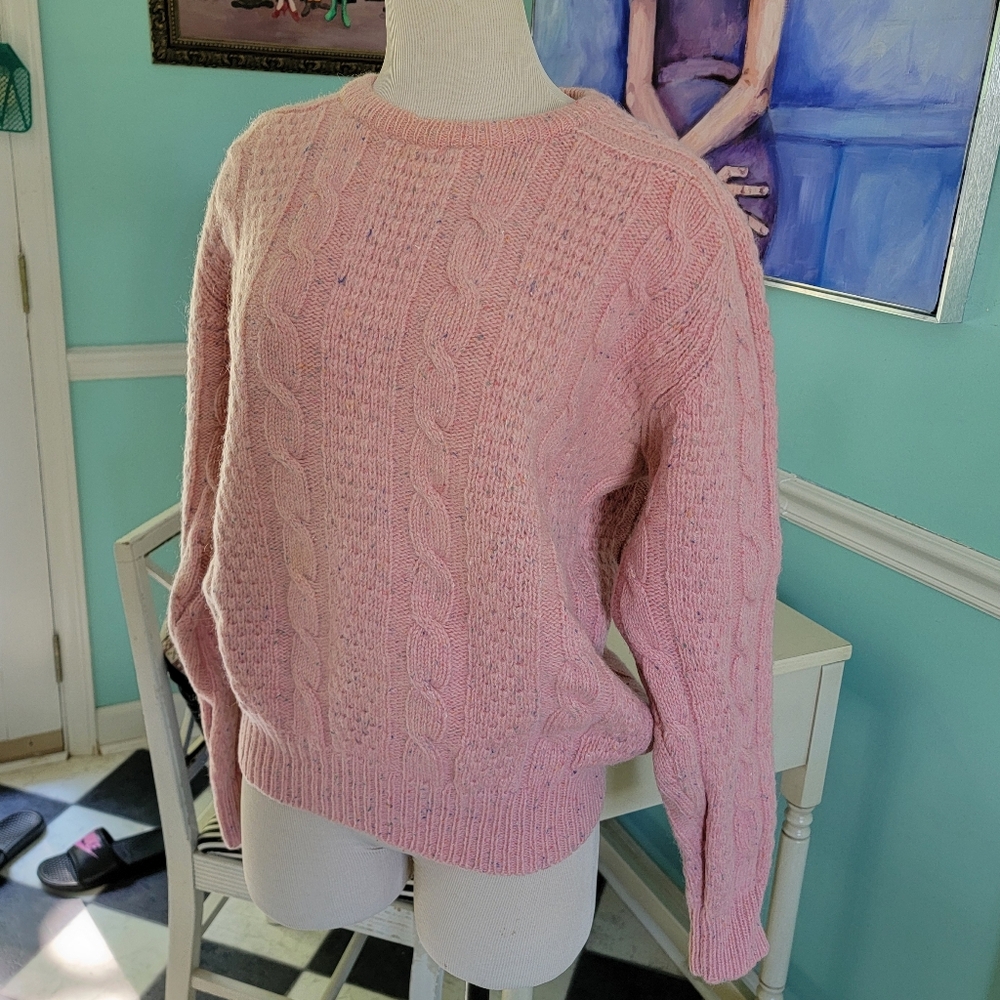Vintage "Izod Club" Cable Knit Sweater - Picture 7 of 9